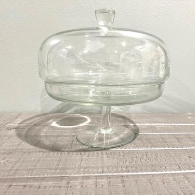 Pedestal Glass Dome Cake Stand