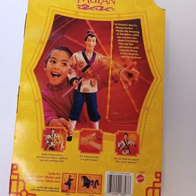 Disney Captain Li Shang from Mulan doll never taken out of the box - 18897