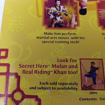 Disney Captain Li Shang from Mulan doll never taken out of the box - 18897