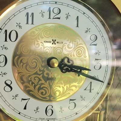 #3: Beautiful Howard Miller Arch Torsion Mantel or Shelf Clock