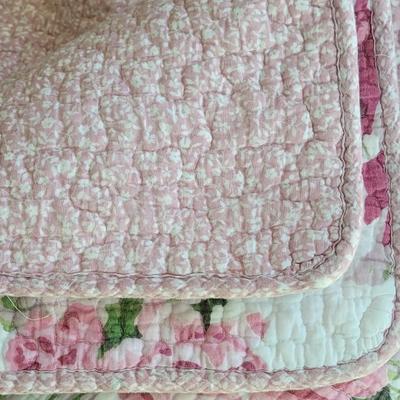 #14: Queen Size Laura Ashley Double Sided Floral Quilt