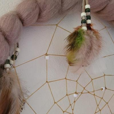 #25: Dreamcatcher with Feathers & Conchos