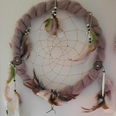 #25: Dreamcatcher with Feathers & Conchos