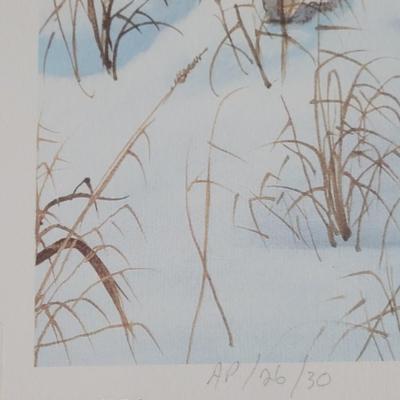 #26: Colorado Artist Kenneth Martin Dale 'On the Track' Artist Proof #26 of 30