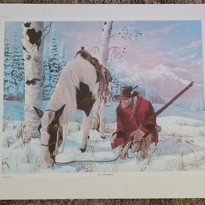 #26: Colorado Artist Kenneth Martin Dale 'On the Track' Artist Proof #26 of 30