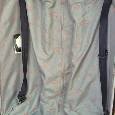 #36: Red Shell Luggage with Wheels and Telescopic Handle