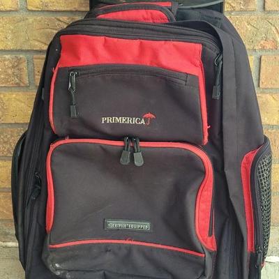 #37: PRIMERICA Travel Backpack with Wheels and Telescopic Handle