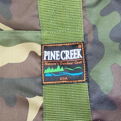 #39: New with Tags Pine Creek Extra Large Camo Duffle Bag