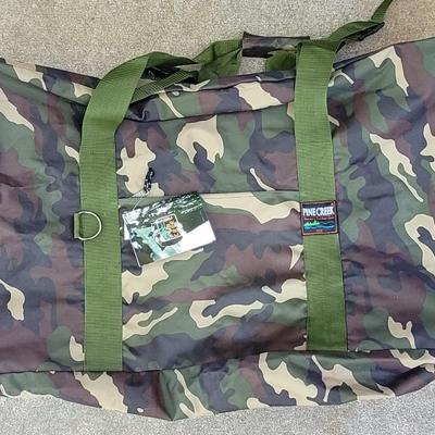#39: New with Tags Pine Creek Extra Large Camo Duffle Bag