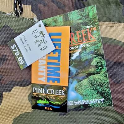 #39: New with Tags Pine Creek Extra Large Camo Duffle Bag