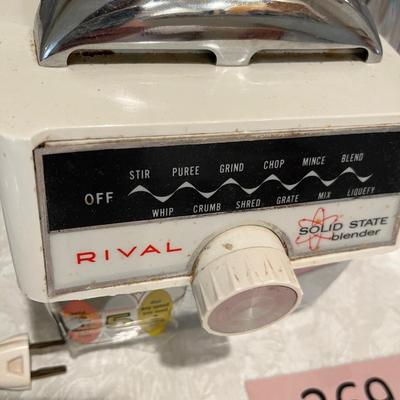 Vintage Rival Blender