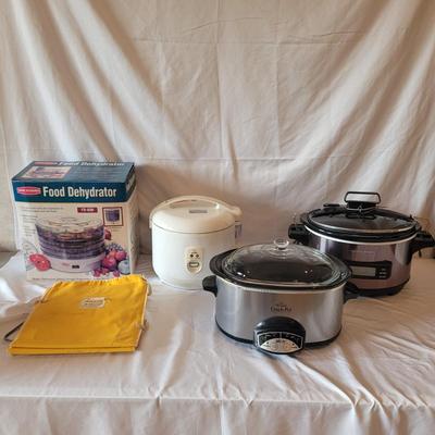 Crockpots, Food Dehydrator, and More (K-CE)