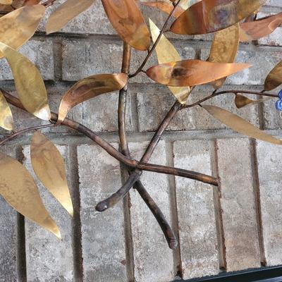 Metal Floral Wall Sculpture (D-CE)
