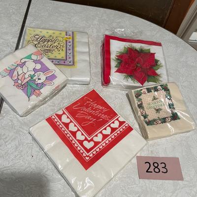New assortment of holiday napkins
