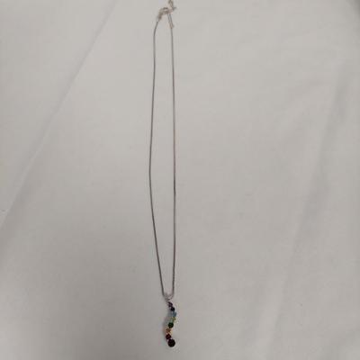 Sterling Silver Rainbow Gemstone Jewelry (B4-BBL)