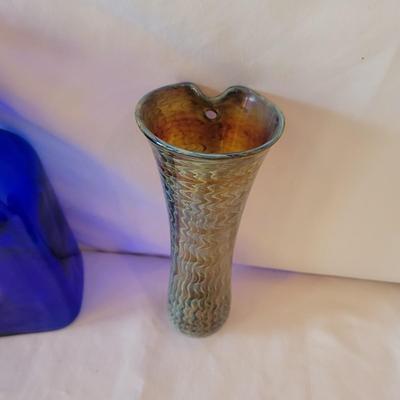 Colorful Glass Vases with Fenton (K-CE)