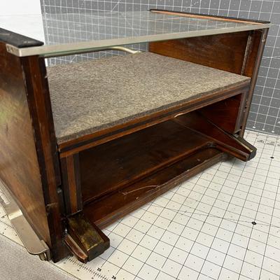 Walnut Scientific or Camera Equipment Case Holder -  by Leitz Wetzlar 