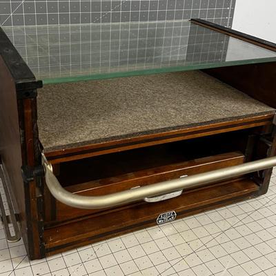 Walnut Scientific or Camera Equipment Case Holder -  by Leitz Wetzlar 