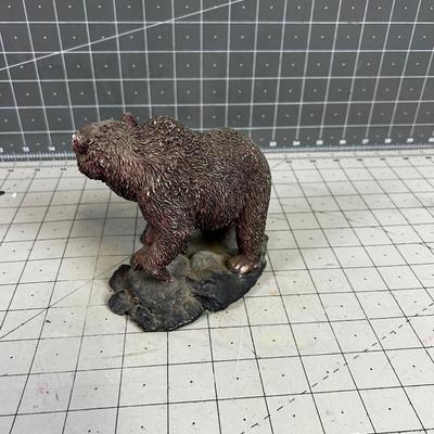 Cast Resin Bear Sculpture of a Grizzly 
