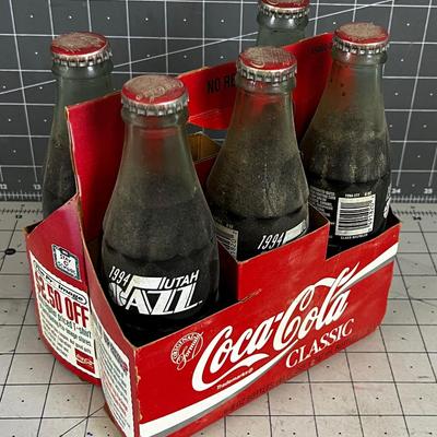 1994 Utah JAZZ Coke Bottles (5) 