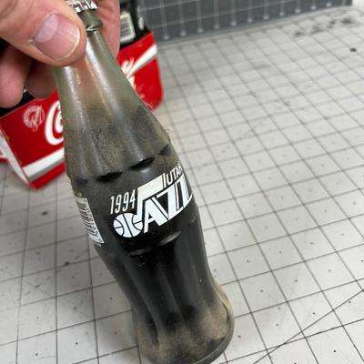 1994 Utah JAZZ Coke Bottles (5) 