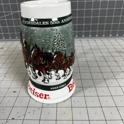 1983 Budweiser 50th Anniversary MUG 
