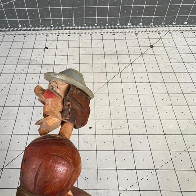 Carved Figural Bottle Stoper