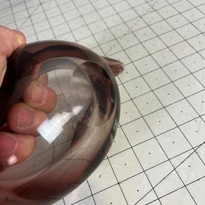 Purple Murano Glass Ashtray 