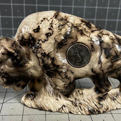 Buffalo Coin (Wyoming Quarter 2007)  Figure, probably Horse Hair 