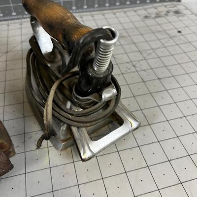 2 VINTAGE Electric Irons 