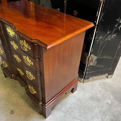 Chippendale Block Front Four Drawer Chest by Councill Furniture. 