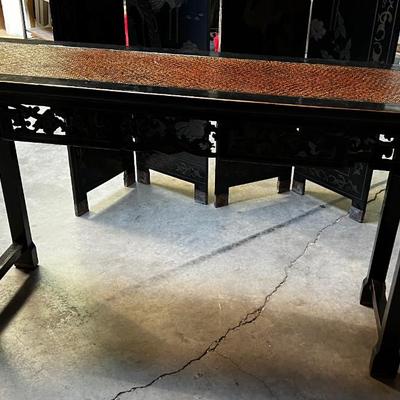 Asian Chinese Console Table DARK 