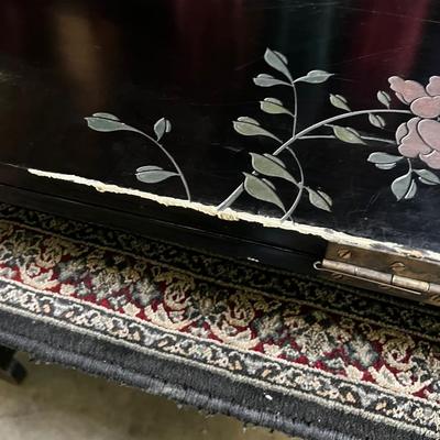 Large ASIAN Screen 4 Panels with Bird