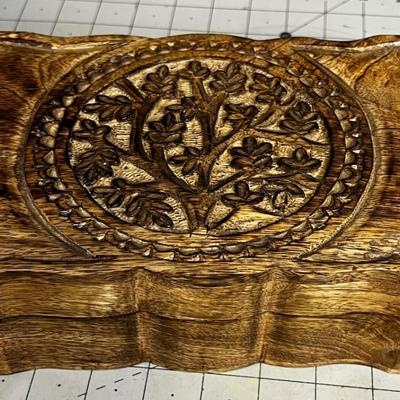 Carved Wood Keep Sake Box, LOVELY! 