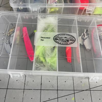 2 Boxes of Fishing Tackle 