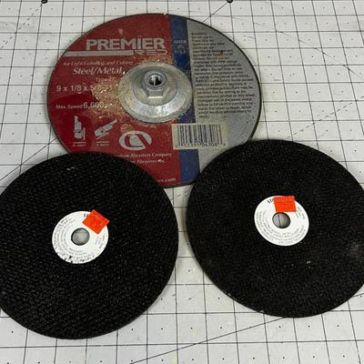 Abrasive Metal Cutting Wheels for Metal (3) NEW  