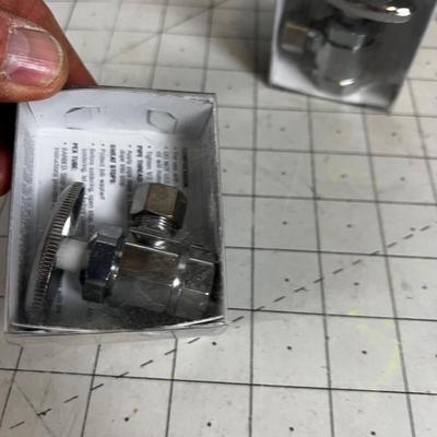 (2) Half inch Supply Line Valves NEW 