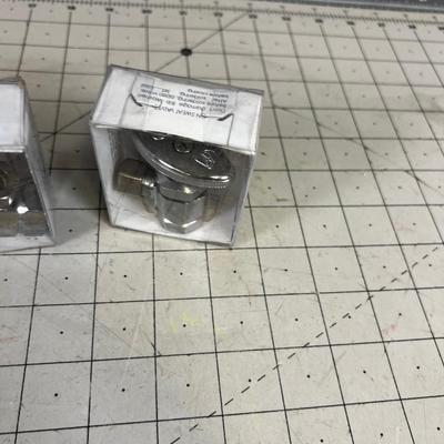 (2) Half inch Supply Line Valves NEW 