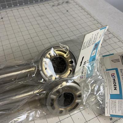 MOEN 24" Steel Grab Bars with Mounting Hardware