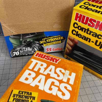 GARBAGE BAGS, NEW 