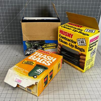 GARBAGE BAGS, NEW 