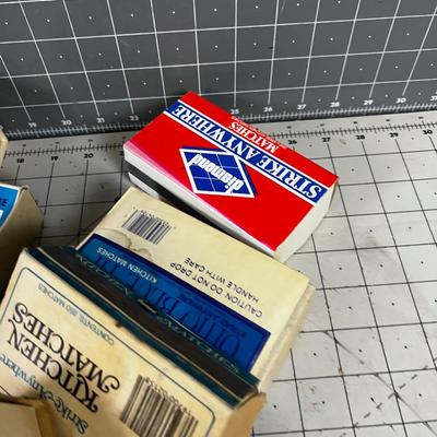 Wood Matches, Lots  