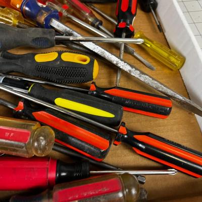 Tray of Screw Drivers 