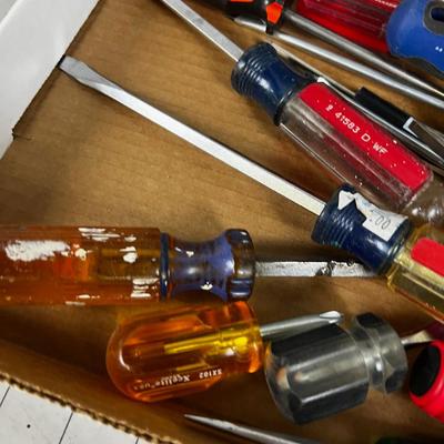 Tray of Screw Drivers 