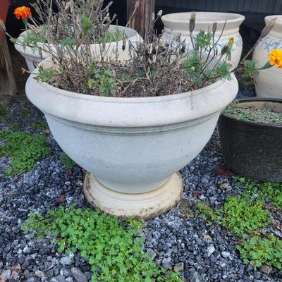 Assorted Planters and a Lion (P-DW)