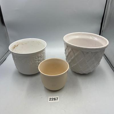 Flower pots lot