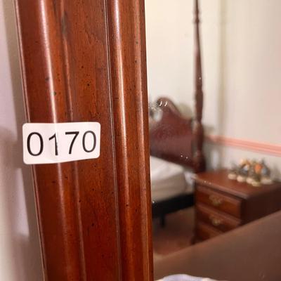 Solid Wood Dresser with Mirror