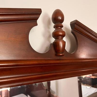 Solid Wood Dresser with Mirror