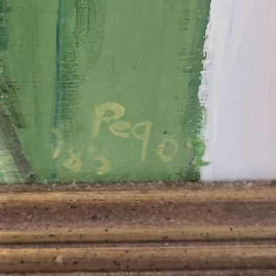 Two Original Flower Paintings by Peg Ozzard (M-DW)