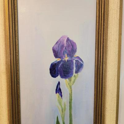 Two Original Flower Paintings by Peg Ozzard (M-DW)